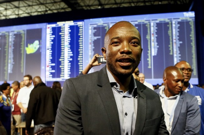 South African main opposition party Democratic Alliance (DA) leader Mmusi Maimane visits the Independent Electoral Commission (IEC) Results Operations Centre on May 9, 2019 in Pretoria, South Africa. [Photo: AFP]