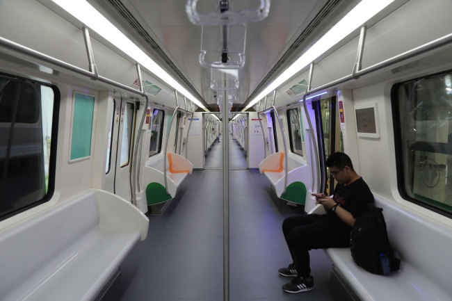 One of the stations that's part of subway line 5 in the city of Zhengzhou in Henan Province, seen here on Friday, May 17, 2019. [Photo: IC]