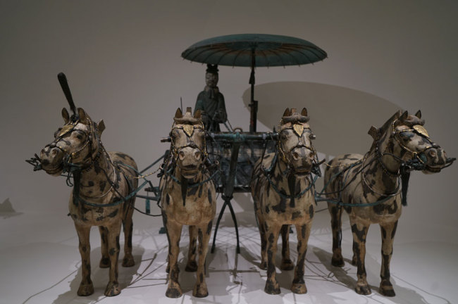 Terracotta Warriors: Guardians of Immortality is shown at a preview event on Thursday, May 23, 2019, in Melbourne, Australia. [Photo: China Plus]