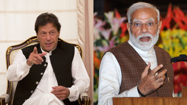 Pakistani Prime Minister Imran Khan and Indian Prime Minister-elect Narendra Modi. [Photo: China Plus]