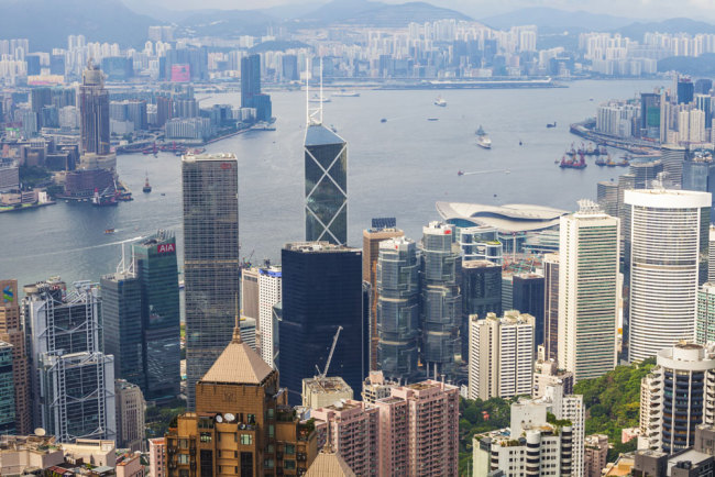A view of Hong Kong [File photo: IC]