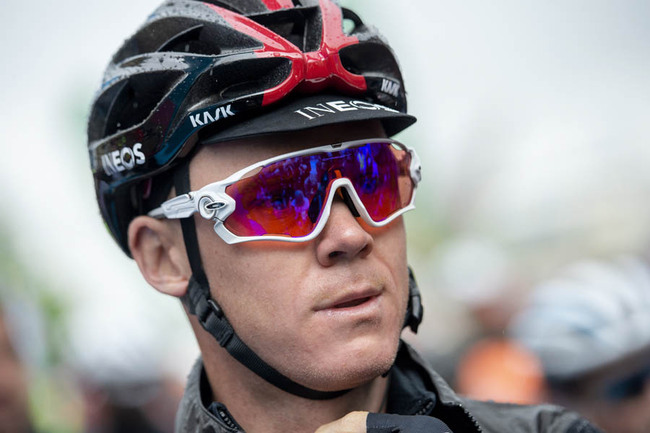 British rider Chris Froome of Team Ineos before the start of the Tour de Yorkshire first stage, over 182.5 km between Doncaster and Selby, Britain, on May 2, 2019. [File photo: IC]