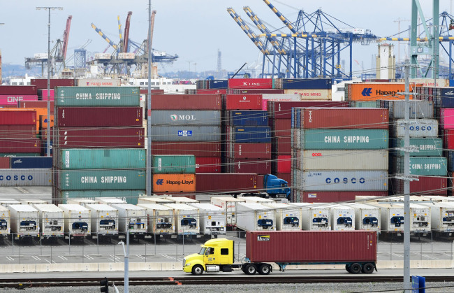 Containers at the Port of Los Angeles on June 18, 2019 in San Pedro, California, U.S. [Photo: AFP]