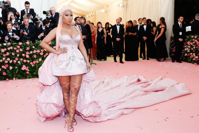 Nicki Minaj attends The 2019 Met Gala Celebrating Camp, May 6, 2019, New York City. [Photo:IC]