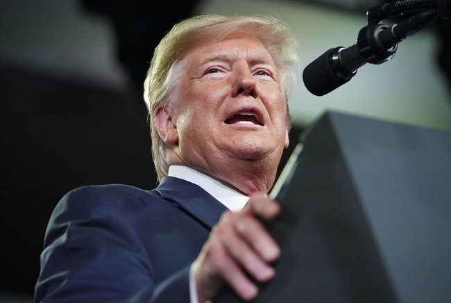 US President Donald Trump speaks at the Faith and Freedom Coalition's Road to Majority Policy Conference at the Washington Marriott Wardman Park Hotel in Washington, DC on June 26, 2019. [Photo: AFP/Mandel Ngan]