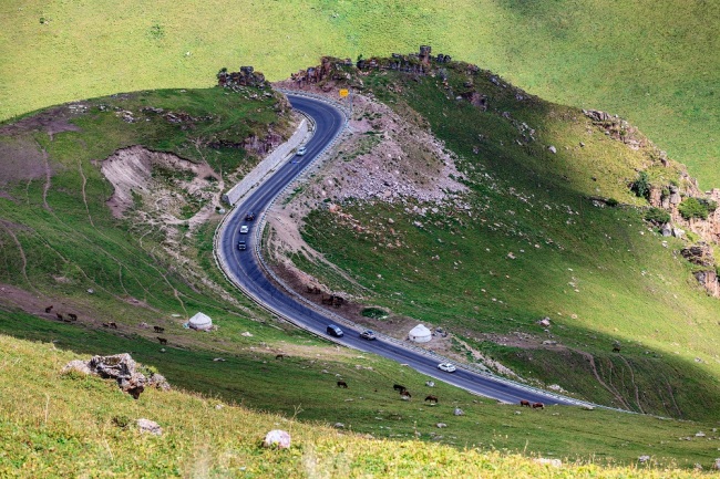 The Dushanzi-Kuqa Highway. [File Photo: IC]