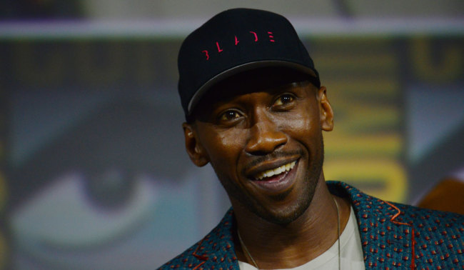 Mahershala Ali is introduced as the latest Marvel Superhero Blade during the Marvel Panel in Hall H during day 3 of 2019 Comic-Con in San Diego, Ca, July 20, 2019, in San Diego. [Photo: IC]
