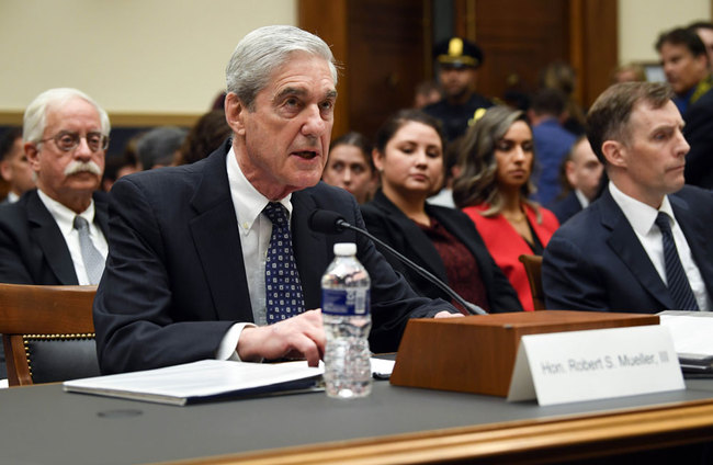 Former Special Counsel Robert Mueller testifies for the House Judiciary Committee hearing on his probe into alleged Russian interference in the 2016 U.S. presidential election on July 24, 2019. [Photo: USA TODAY via IC/Jack Gruber]