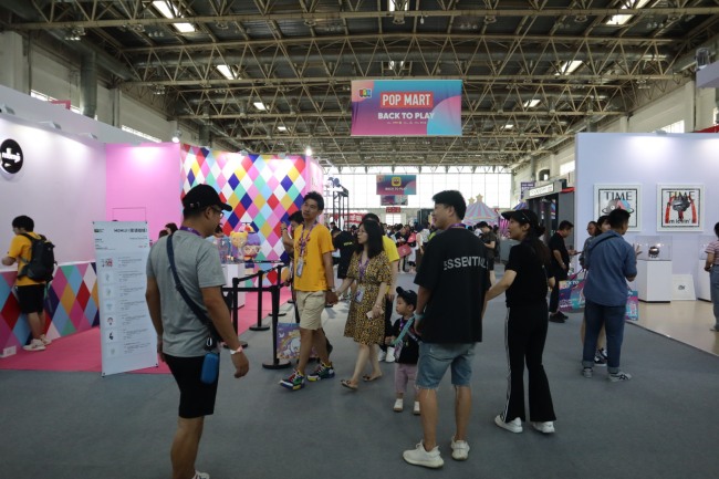 The 2019 Beijing Toy Show (BTS) has been held at the new China International Exhibition Center from Aug. 16 to 18, 2019. [Photo: China Plus]