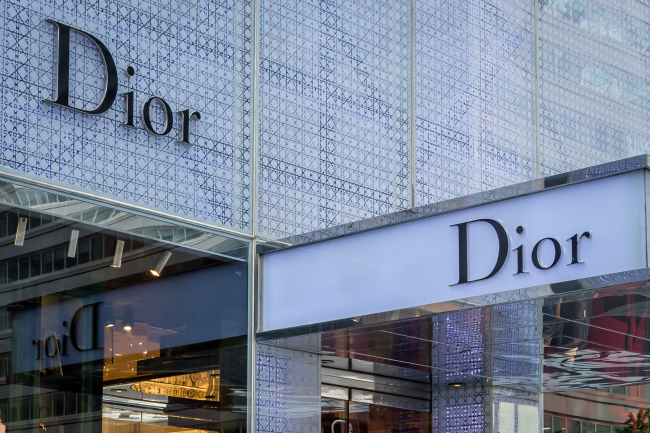 File photo, Dior retail store is in New York. Dior has produced a fragrance called Sauvage since the mid-1960s. [Photo: IC]