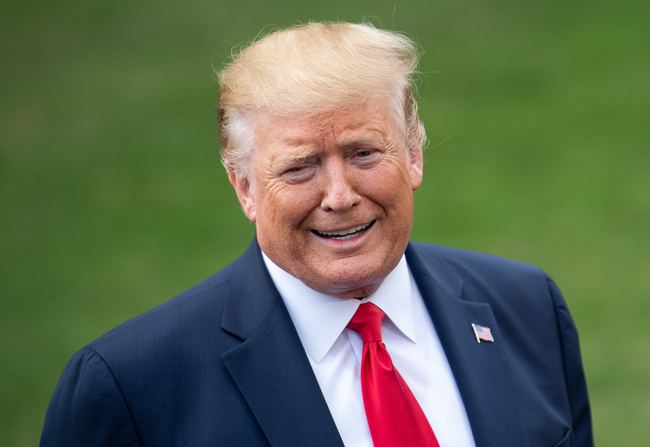 President Donald Trump speaks to the media as he departs the White House for a rally in North Carolina, in Washington, DC on Monday, September 9, 2019. [Photo: Kevin Dietsch/UPI Photo via Newscom via VCG]