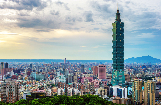 An aerial view of Taipei. [File Photo: VCG]