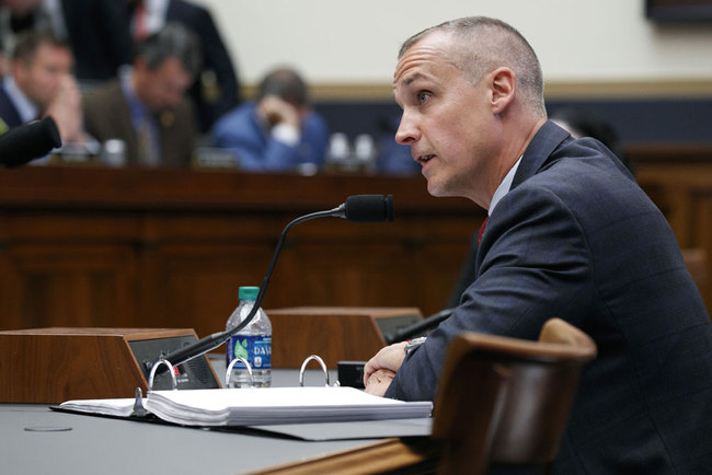 Corey Lewandowski, former campaign manager for U.S. President Donald Trump, testifies to the House Judiciary Committee, Tuesday, Sept. 17, 2019, on Capitol Hill in Washington. [Photo: AP/Jacquelyn Martin]