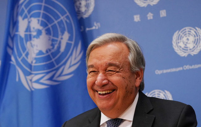 UN Secretary-General António Guterres attends a press briefing to mark the opening of the 74th session of the United Nations General Assembly at the UN September 18, 2019 in New York. [Photo: AFP/Timothy A. Clary]