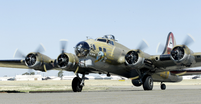 A World War II-era B-17 bomber. [File Photo: AP via IC/Rich Pedroncelli]