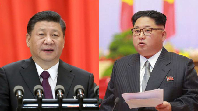 Chinese President Xi Jinping and top leader of the Democratic People's Republic of Korea (DPRK) Kim Jong Un. [Photo: China Plus]