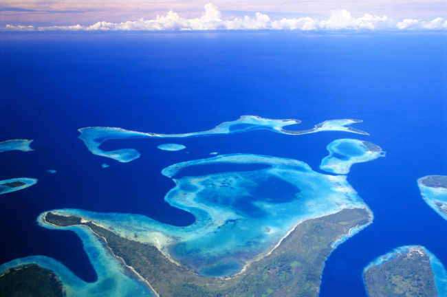 An aerial view of the Solomon Islands. [File Photo: IC]