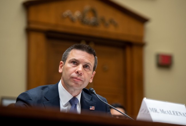 U.S. Acting Secretary of Homeland Security Kevin McAleenan testifies on "The Trump Administration's Child Separation Policy," during a House Oversight and Reform Committee hearing on Capitol Hill in Washington, DC, July 18, 2019. [Photo: AFP]