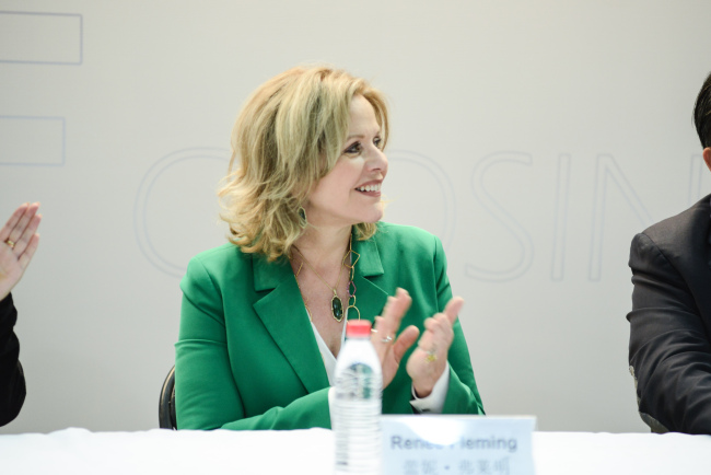 Renowned American soprano Renee Fleming speaks ahead of her concert on Monday which marks the conclusion of the Beijing Music Festival.[Photo provided to China Plus]