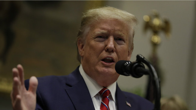 President Donald Trump speaks during an event on healthcare prices in the Roosevelt Room of the White House, Friday, Nov. 15, 2019, in Washington. [Photo: AP / Evan Vucci]