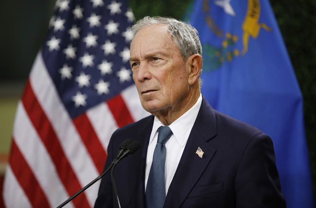 In this Feb. 26, 2019, file photo, former New York City Mayor Michael Bloomberg speaks at a news conference at a gun control advocacy event in Las Vegas. [Photo: AP/John Locher]