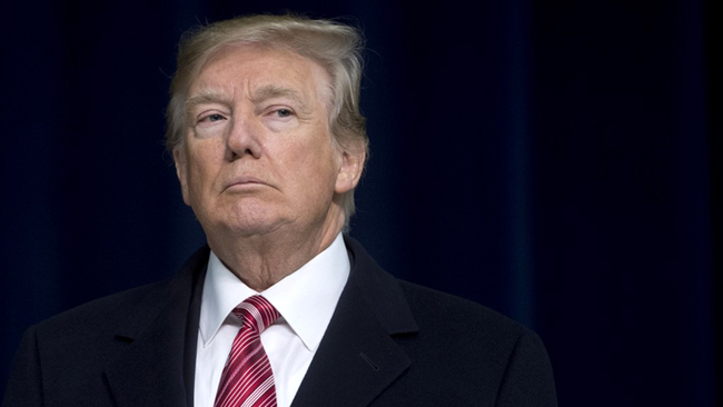 In this file photo taken on January 6, 2018 US President Donald Trump speaks during a retreat with Republican lawmakers at Camp David in Thurmont, Maryland. [File Photo: AFP]