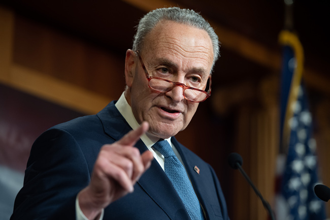 Senate Democratic Leader Chuck Schumer holds a press conference on the anticipated impeachment trial of US President Donald Trump by the US Senate at the US Capitol in Washington, DC, December 16, 2019.[Photo: AFP/SAUL LOEB]