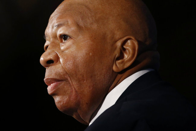 In this Aug. 7, 2019, file photo, Rep. Elijah Cummings, D-Md., speaks during a luncheon at the National Press Club in Washington. [File photo: AP]