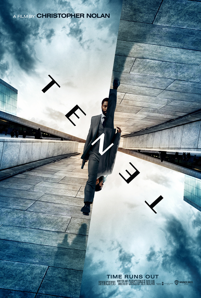 A poster for the new film by the acclaimed director Christopher Nolan, "Tenet", was released in China on Friday, December 20, 2019.[Photo: Provided to China Plus]