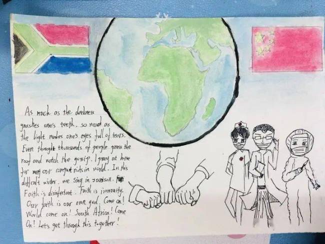 Anneli povzbudila své studenty, aby natočili videa a plakáty o prevenci a kontrole epidemie, aby světu ukázali „čínskou zkušenost“.