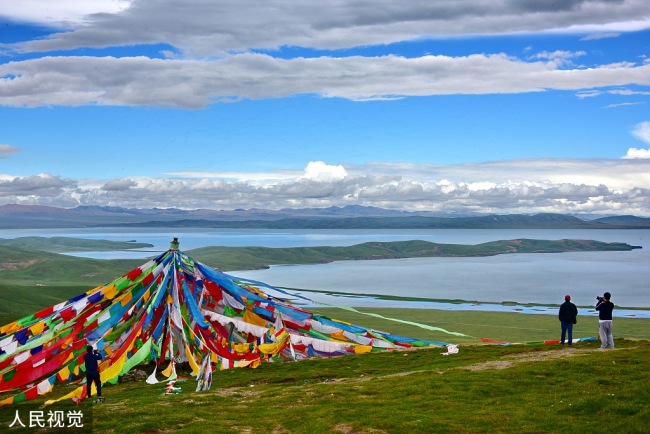 Na snímku je Sanjiangyuan v tibetské autonomní prefektuře Yushu v provincii Qinghai na severozápadě Číny. Fotografie: VCG