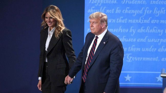 Americký prezident Donald Trump a první dáma Melania. / Getty Images