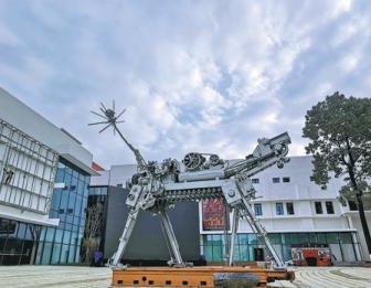 Kulturní a umělecký inovační park, zřízený v bývalém areálu továrny na vzduchové kompresory v Liuzhou, je jedním z klíčových stavebních projektů městského kulturního cestovního ruchu. Fotografii poskytl deník China Daily