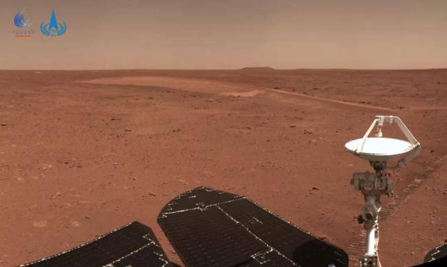 Písečné duny na Marsu. / CNSA