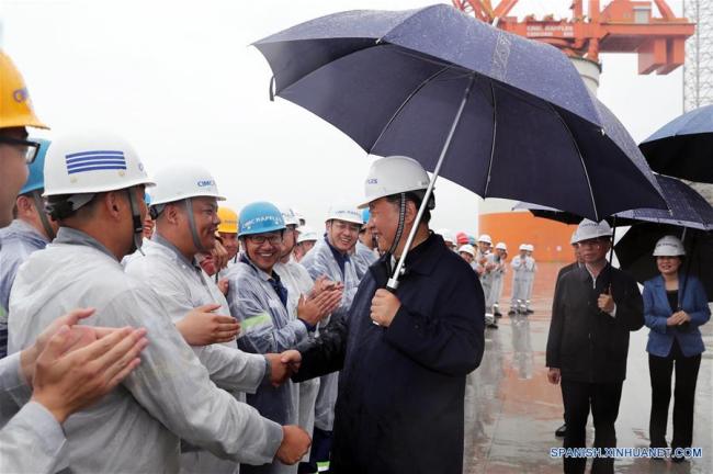 Presidente Xi inspecciona las ciudades en Shandong 