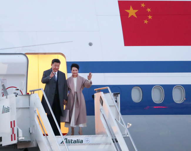 Presidente chino Xi Jinping inicia su diplomacia por Europa desde Roma