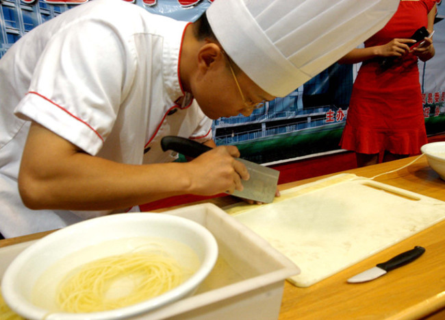 El arte del corte en la cocina china