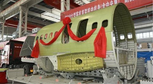Comienza ensamblaje final del avión C919 de China