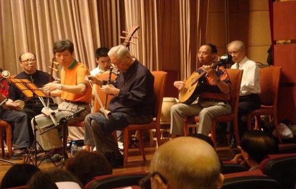 Música y orquesta de la Ópera de Beijing