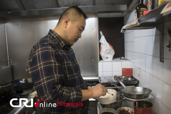 Sun Xiang, patron d’un restaurant chinois à Paris 