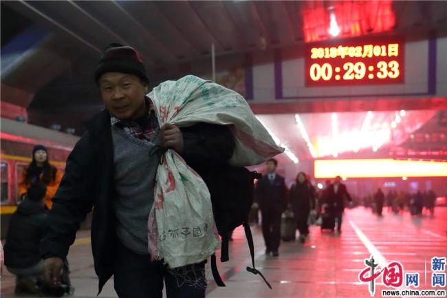 En images : Beijing se prépare pour le Chunyun 2018