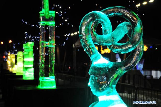 Lettonie: Festival international de sculpture sur glace