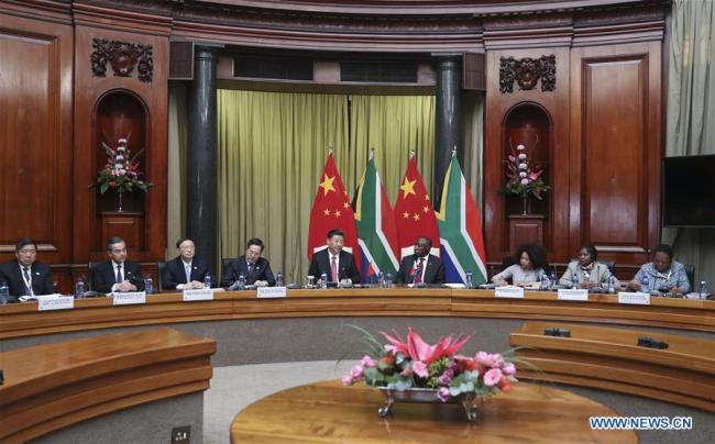 La Chine et l'Afrique du Sud s'engagent à faire progresser leur amitié traditionnelle et leur partenariat stratégique global