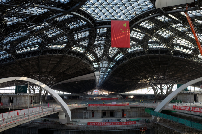 Photos : le nouvel aéroport de Beijing en pleine construction