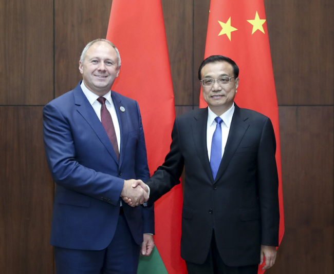 La Chine est prête à mieux synchroniser ses stratégies de développement avec la Biélorussie, selon le Premier ministre chinois