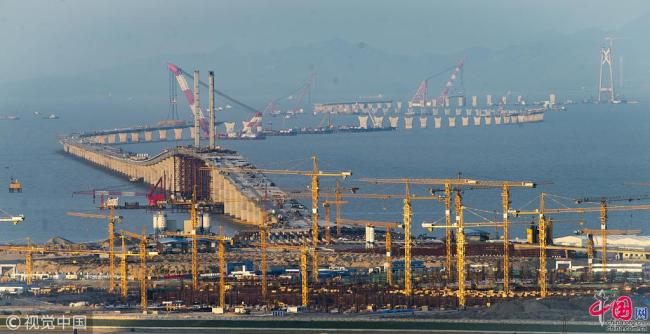 Rétrospective : la construction du pont Hong Kong-Zhuhai-Macao en images