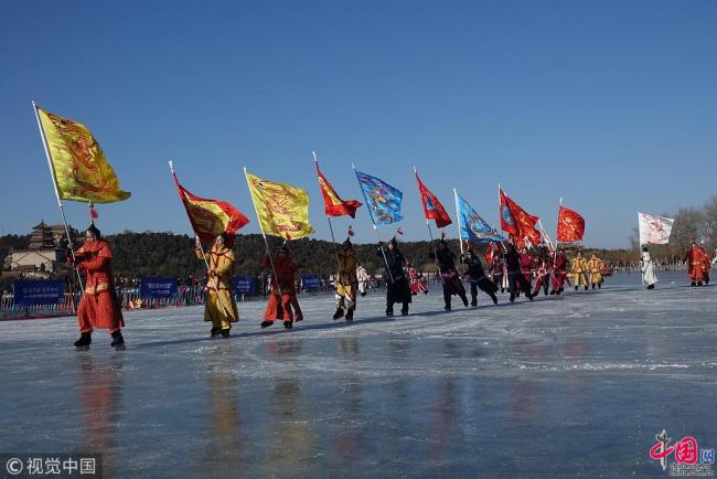 Beijing : un spectacle de patinage artistique au palais d’Eté