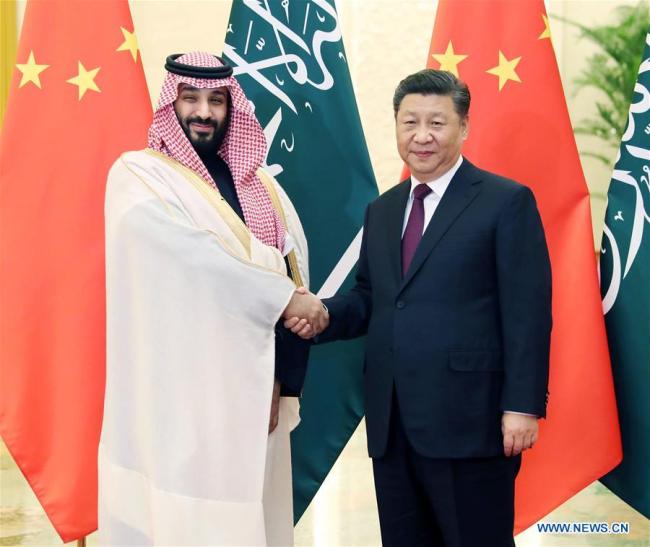 Le président chinois rencontre le prince héritier saoudien