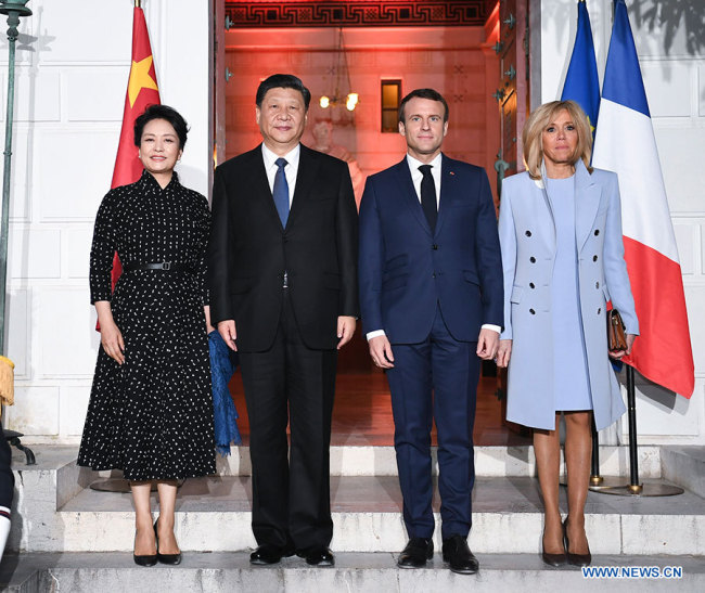 Xi Jinping s'entretient avec Emmanuel Macron sur le maintien des liens solides Chine-France