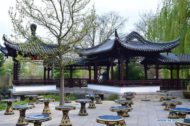 Un jardin chinois à Mannheim en Allemagne